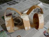 ronde sinterklaas surprise maken van karton