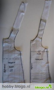 patroon babyjurkje met strikjes maat 68 lengte strikjes