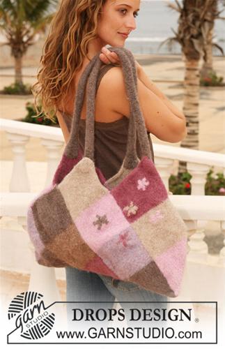Gratis patroon grote schoudertas vilten