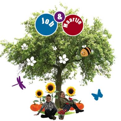 Kinderen maken eigen thema tuin