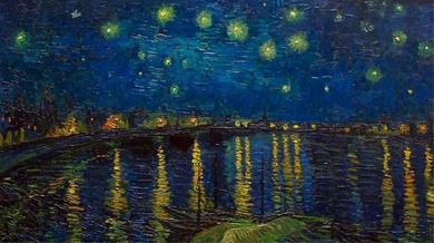 De nacht schilderen