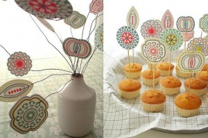 bloemenslinger wenskaart