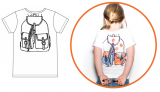 t-shirt zelf inkleuren