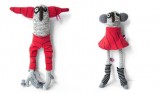 gebreide kleine recycle knuffels heten snooshy