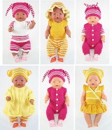 gratis patronen poppenkleding haken naaien breien