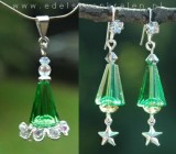 kerstboomhangers en oorbellen met swarovski maken