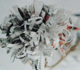grote bolle bloem decoratie maken van krantenpapier