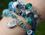 hoe wrap armband zelf maken werkuitleg