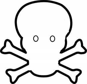 halloween slinger maken met kerstlichtjes doodshoofd