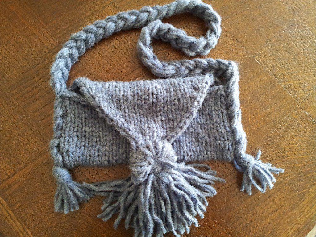 Breipatroon tasje voor kleine grote meisjes