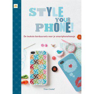 boek patronen iphone hoes borduren