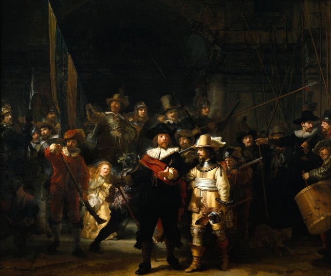 bouwpakket schilderij rembrandt Nachtwacht
