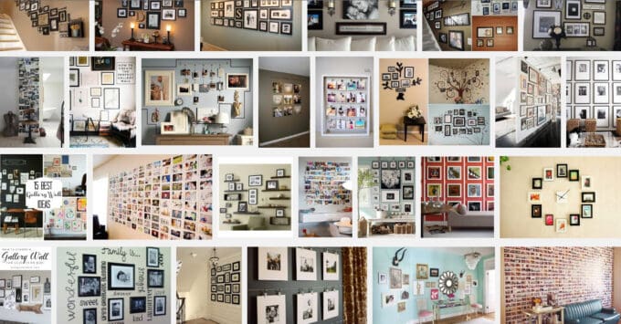 nostalgische fotowand tips en ideeen