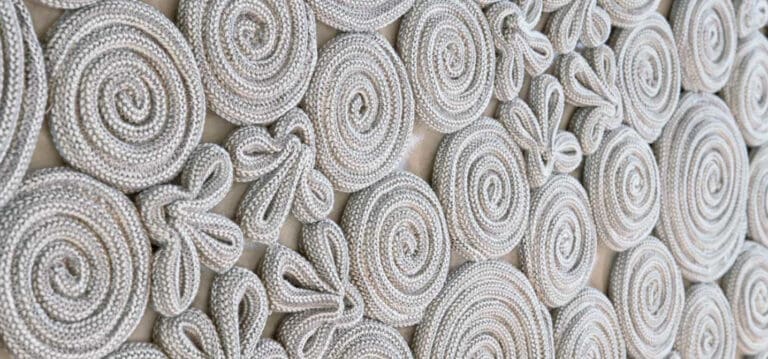 vloerkleed maken met dik touw