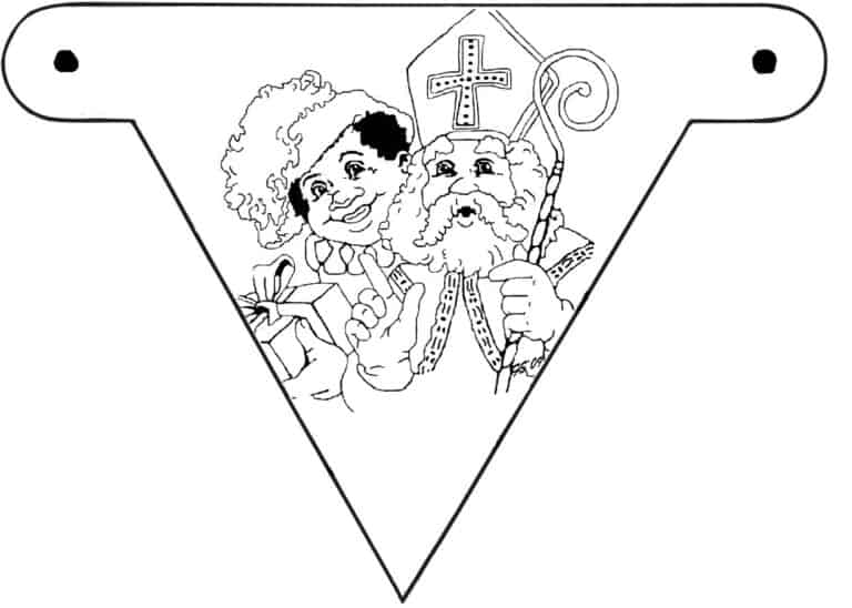 Sinterklaas slinger en/of Piet slinger maken