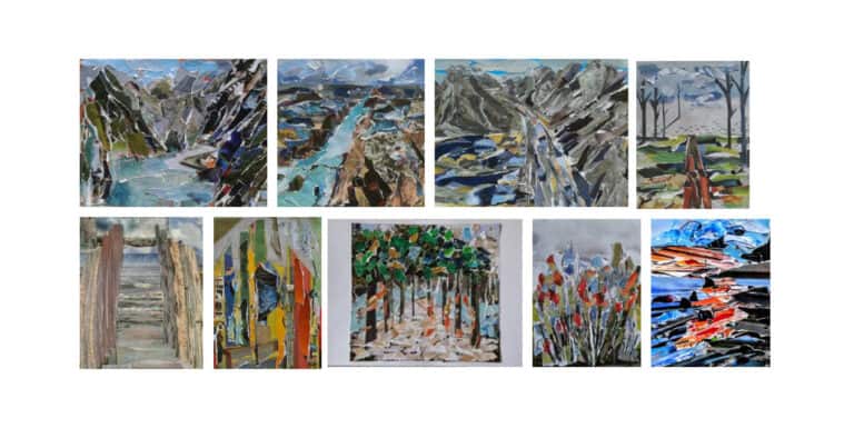 creatief met papier potlood verf inkt