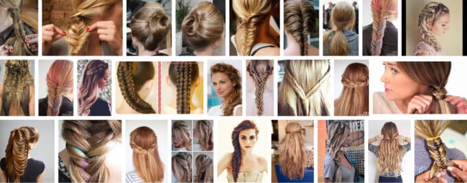 Voorbeelden haar vlechten ook voor beginners