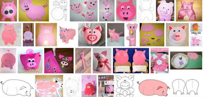 Varken breien of knutselen met patroon