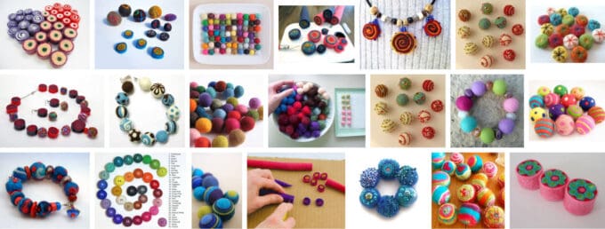 Vilten spiraalkralen ketting maken doe je zo