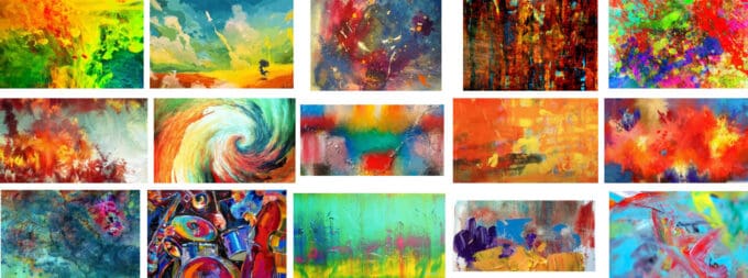 Abstract werken geeft artistieke vrijheid