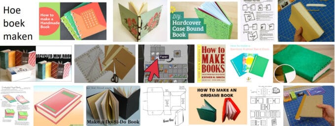 Multifunctionele boekjes maken uit schoenendoos