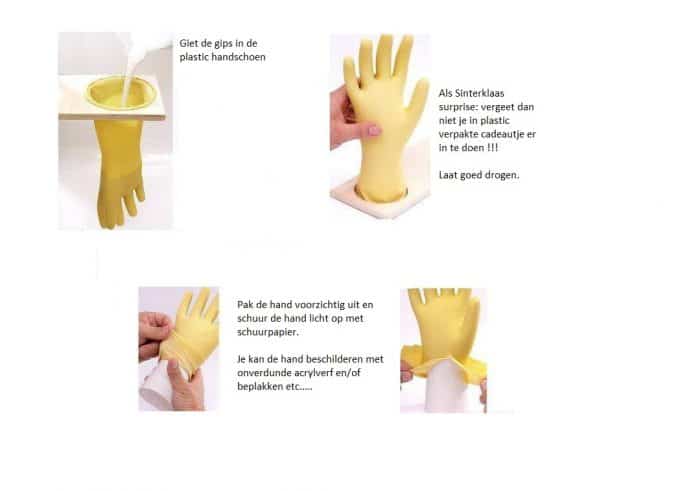 Sinterklaas surprise hand of rollade maken