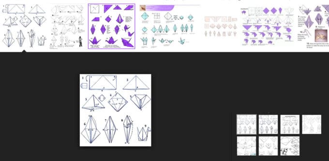 Kraanvogel vouwen als symbool start nieuwe fase