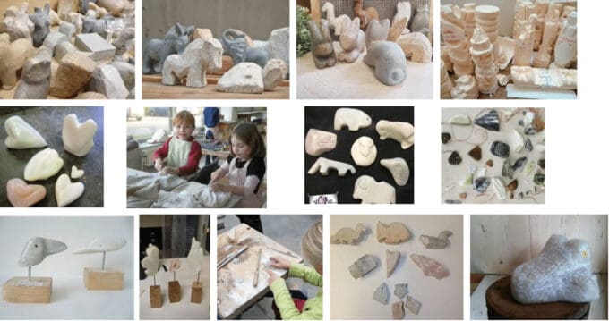 Beeldhouwen kinderfeestje thuis organiseren