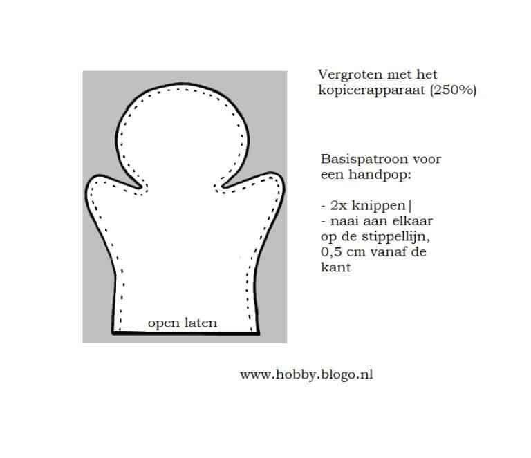 Handpop Pattern Patroon pop en handpop Muppets en Kermit - Hobby.blogo.nl