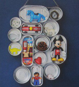 Letterbak maken met conservenblikjes