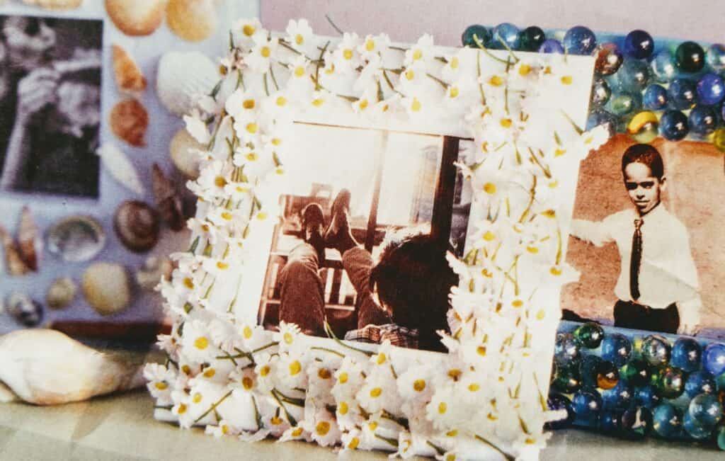 Fotolijstjes knutselen op regenachtige middag